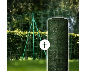 Kit grillage souple occultation brise-vue toile L 25m | Easy Clôture