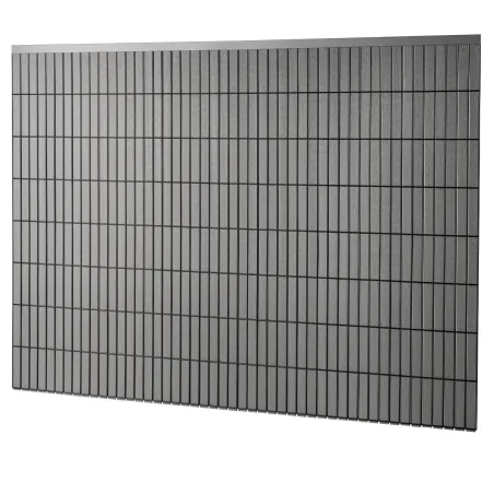 Lattes bois composite occultation panneau double fil | Easy Clôture