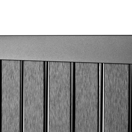 Lattes bois composite occultation panneau double fil | Easy Clôture