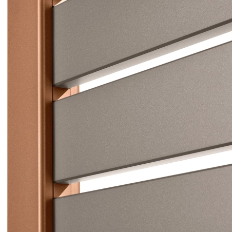 Kit clôture ajourée lame aluminium à sceller | Easy Clôture