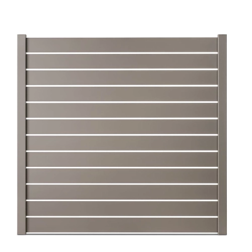 Kit clôture ajourée lame aluminium à sceller | Easy Clôture