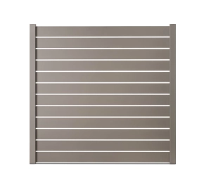 Kit clôture ajourée lame aluminium à sceller | Easy Clôture