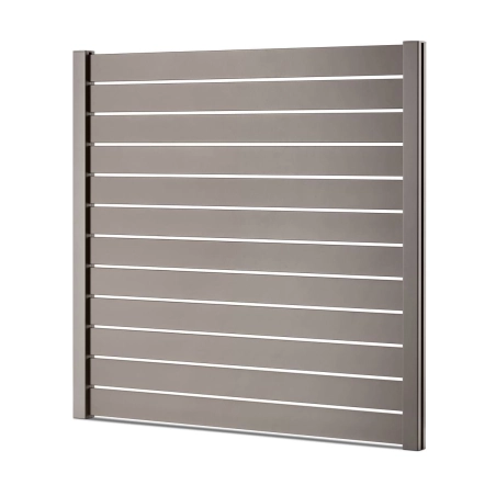 Kit clôture ajourée lame aluminium à sceller | Easy Clôture