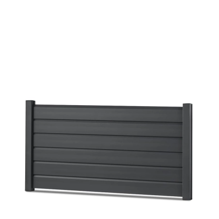 Kit clôture persienne lame aluminium à sceller | Easy Clôture