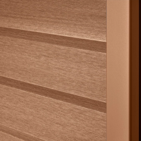 Kit clôture persienne lame composite coextrudée à sceller - Easy Clôture