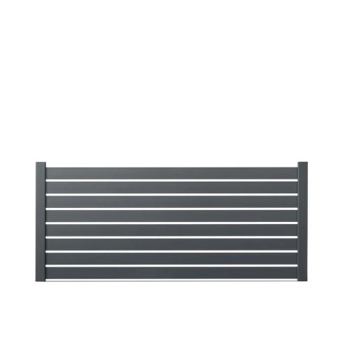 Kit clôture ajourée lame aluminium sur platine | Easy Clôture