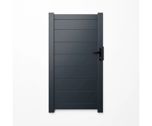 Portillon aluminium plein lame XXL | Easy Clôture