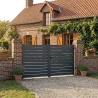 Portail battant aluminium ajouré | Easy Clôture