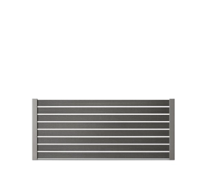 Kit clôture ajourée lame composite coextrudée à sceller | Easy Clôture