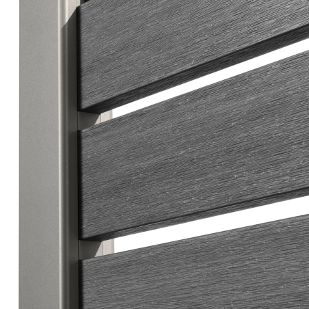 Kit clôture ajourée lame composite coextrudée à sceller | Easy Clôture