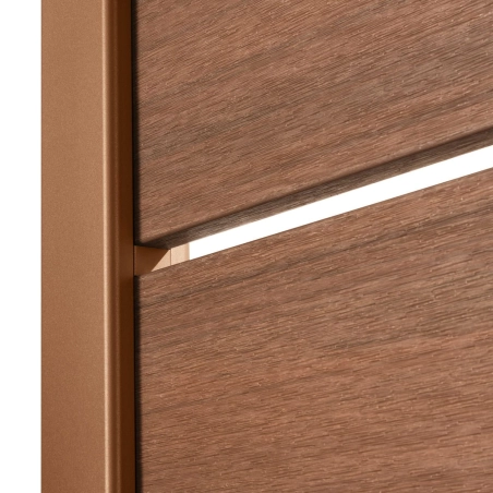 Kit clôture ajourée lame composite coextrudée sur platine | Easy Clôture