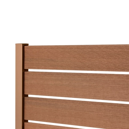 Kit clôture ajourée lame composite coextrudée sur platine | Easy Clôture