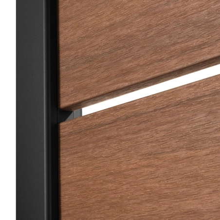 Kit clôture ajourée lame composite coextrudée sur platine | Easy Clôture