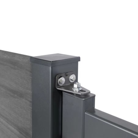 Portillon composite lame persienne | Easy Clôture