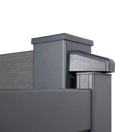 Portillon composite lame persienne | Easy Clôture