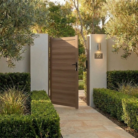 Portillon composite plein | Easy Clôture