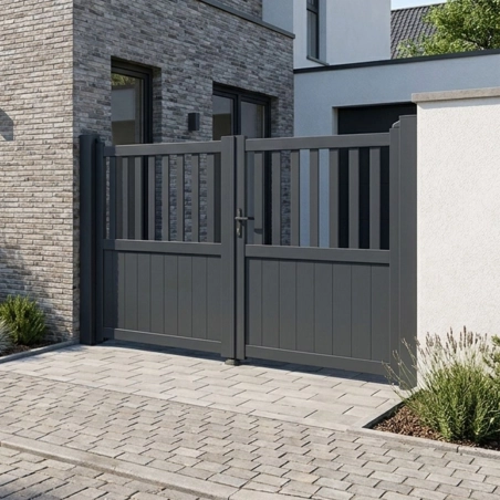 Poteau aluminium portail/portillon L 2m40 | Easy Clôture