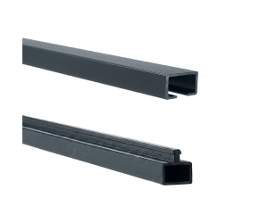 Lisses basse et haute aluminium pour clôture pleine | Easy Clôture