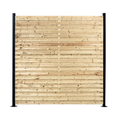 Panneau bois occultant réversible 180x180 cm | Easy Clôture