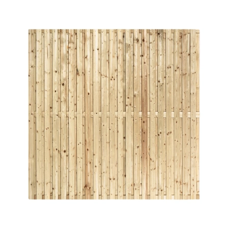 Panneau bois occultant réversible 180x180 cm | Easy Clôture