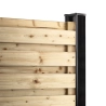 Panneau bois occultant réversible 180x180 cm | Easy Clôture