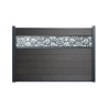 Kit clôture bois composite Tropical sur platine | Easy Clôture