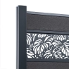 Kit clôture bois composite Tropical sur platine | Easy Clôture