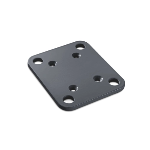 Platine 120x100 pour poteau aluminium 70x50 mm | Easy Clôture