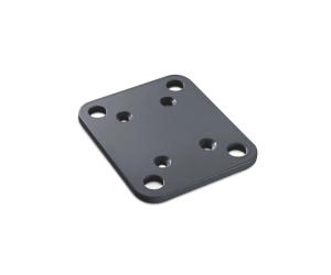 Platine 120x100 pour poteau aluminium 70x50 mm | Easy Clôture