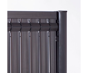 Lame occultation PVC grillage rigide gris anthracite