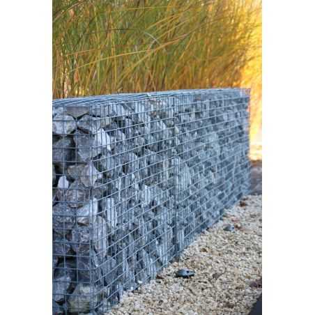 Gabion décoratif rectangulaire longueur 60 x hauteur 30 cms Gabion décoratif rectangulaire longueur 60 x hauteur 30 cms
