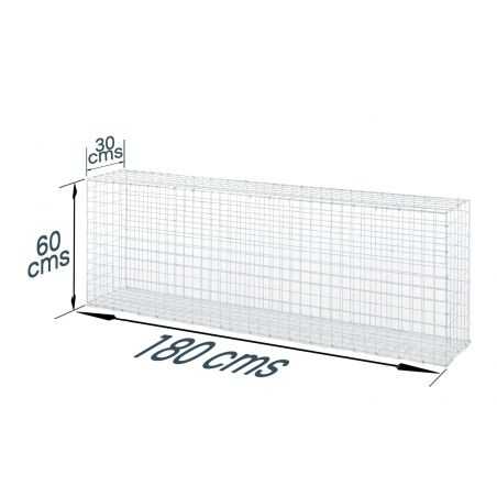 Gabion décoratif rectangulaire longueur 60 x hauteur 180 cms Gabion décoratif rectangulaire longueur 60 x hauteur 180 cms