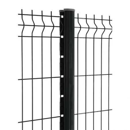 Travées de clôture avec panneau rigide Easy PRO 5 - hauteur 1m53 - noir Travées de clôture avec panneau rigide Easy PRO 5 - hauteur 1m53 - noir