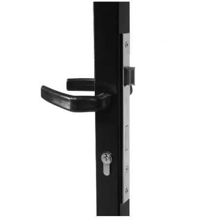 Portillon aluminium - Onyx - Passage 1 m Portillon aluminium - Onyx - Passage 1 m
