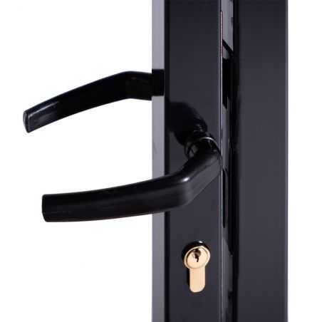 Poignée pour portail aluminium noir Poignée pour portail aluminium noir