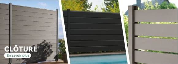 Clôture composite